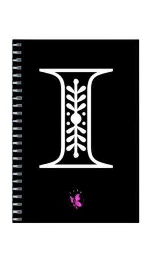 A5 Spiral Notebook - Ruled Notebook - Alphabet I
