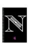 A5 Spiral Notebook - Ruled Notebook - Alphabet N