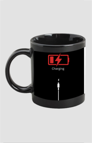 Coffee Mug – Black – Charging
