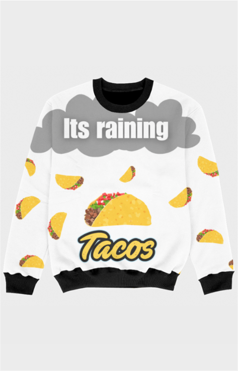Sweatshirt - All over printed - Tacos
