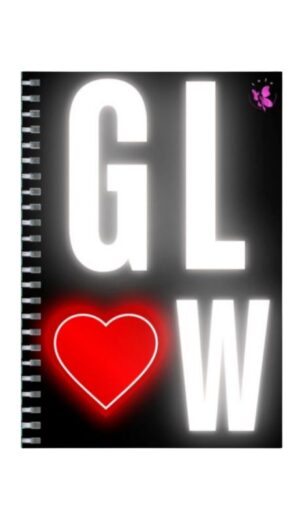 A5 Spiral Notebook - Ruled Notebook - Glow
