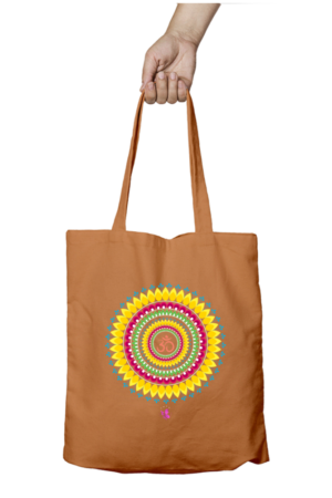 Tote Bags with Zipper – Coloured – Om