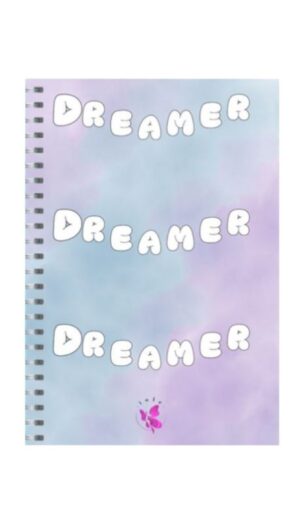 A5 Spiral Notebook - Ruled Notebook - Dreamer
