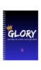 A5 Spiral Notebook - Ruled Notebook - Glory