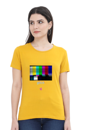Round Neck T.Shirt - Graphical Tees - Glitch