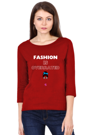 Round Neck T.Shirt Long Sleeve – Graphical Tees – Fashion is Overrated