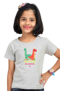 Girls T.Shirt – Graphical Tees – Roaring into Adventure