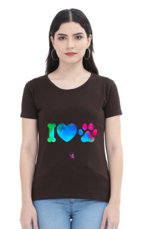 Round Neck T.Shirts - Graphical Tees - I Love Pets