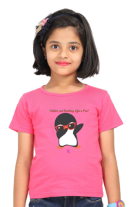 Girls T.Shirt – Graphical Tees – Chilling and Dabbing