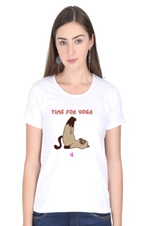 Round Neck T.Shirt - Graphical Tees - Time for Yoga