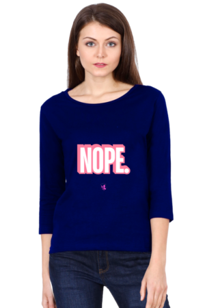 Round Neck T.Shirt Long Sleeve – Graphical Tees – Nope