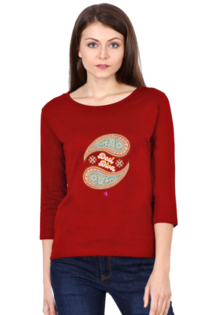 Round Neck T.Shirt Long Sleeve – Graphical Tees – Desi Diva