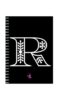 A5 Spiral Notebook - Ruled Notebook - Alphabet R