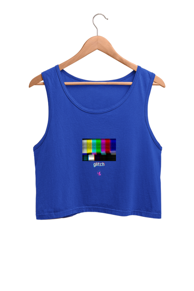 Ladies’ Crop Tanks – Glitch
