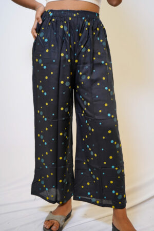 Palazzo Pant Black - Free Size (S to L)