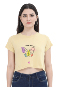 Ladies Crop Top – Flying High